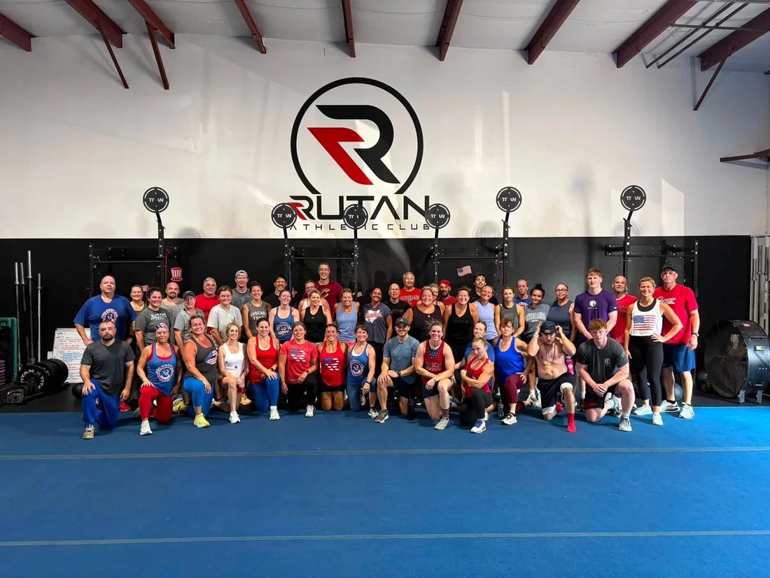Rutan Athletic Club members training together at the North Canton gym
